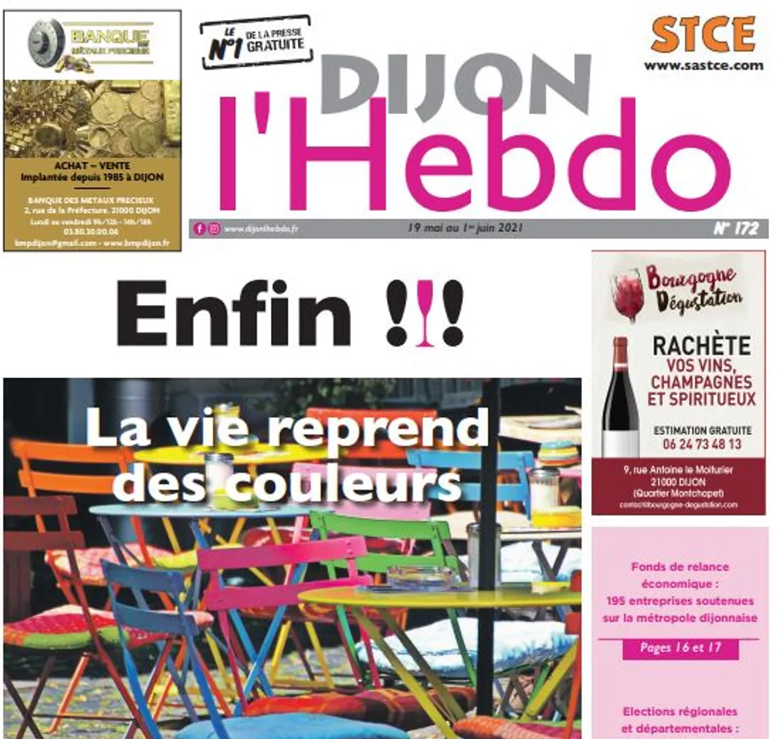 Le nouveau numéro de Dijon l'hebdo est disponible depuis ce mercredi 